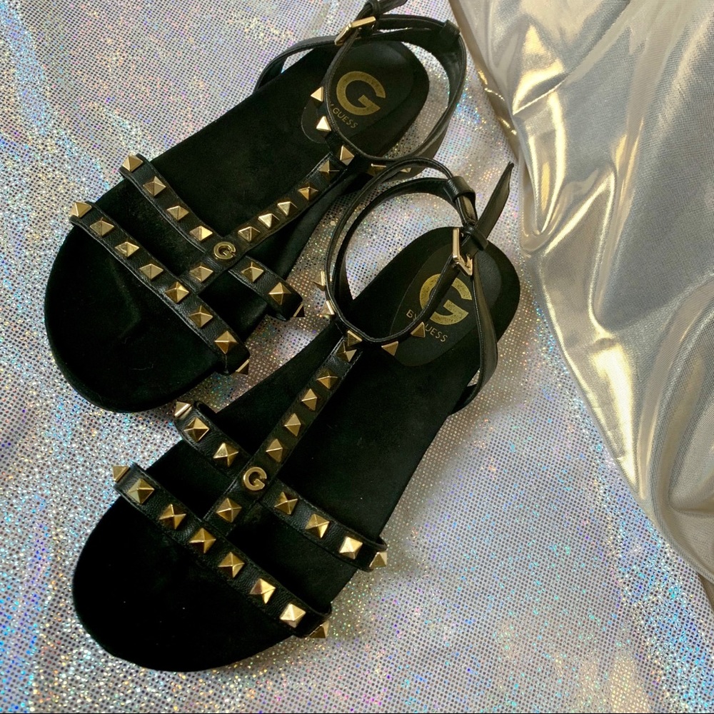 GUESS studded gladiator sandals